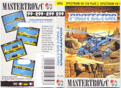 Protector box art for ZX Spectrum